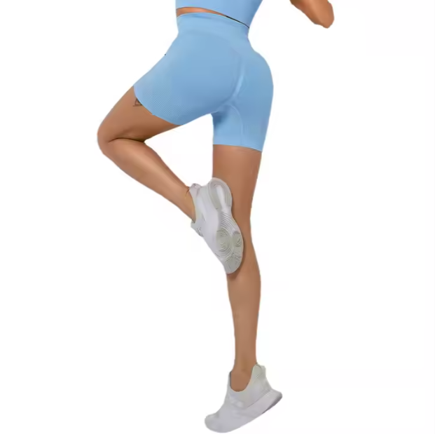 Custom Logo Fitness Yoga Wear workout Pants Gym Girl Short Leggings Seamless Butt Lift Compression Scrunch Butt Shorts For Women