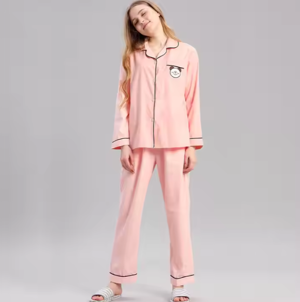 Model wears Gisele TENCEL™ Modal Rib Relaxed Short PJ Set in Graphite.